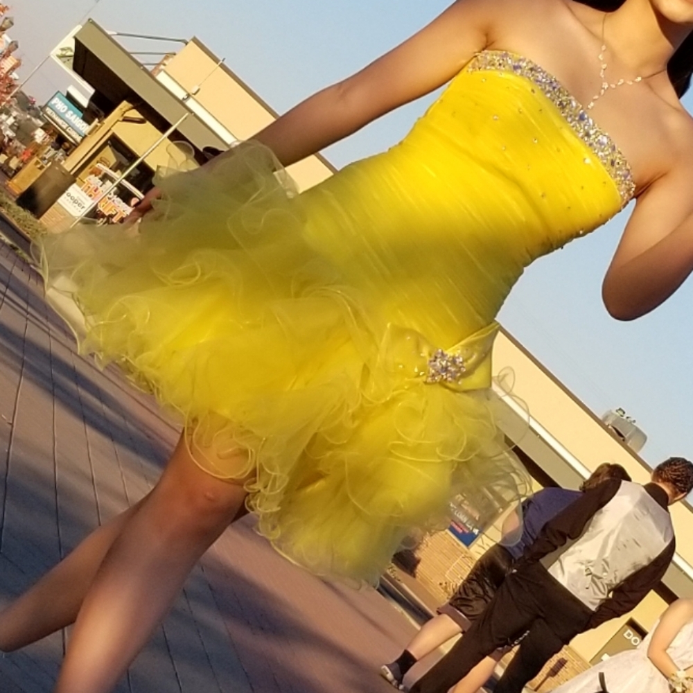 Yellow dress